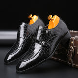 38~48 leather shoes men business comfortable Stylish Gentleman's formal shoes men #CB511