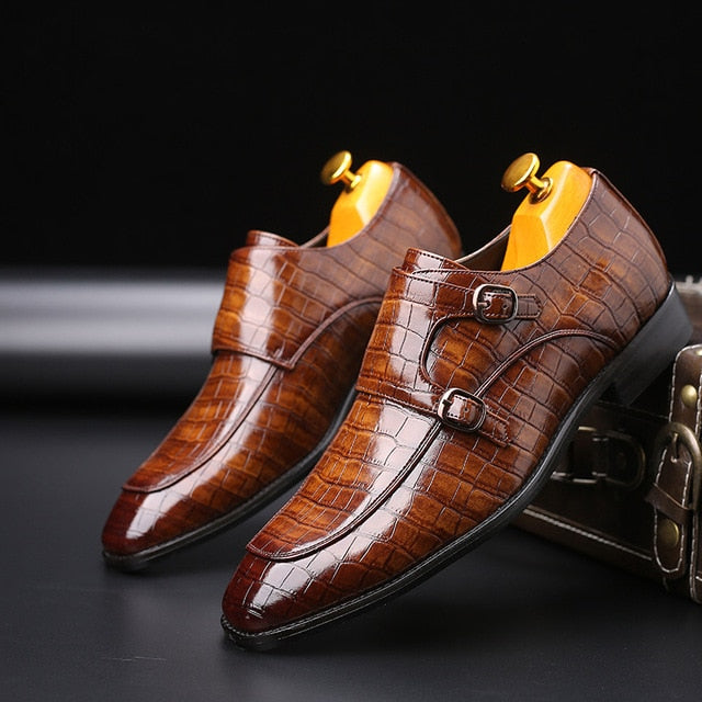 38~48 leather shoes men business comfortable Stylish Gentleman's formal shoes men #CB511